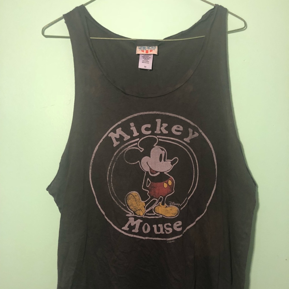 Junk Food Brand M Gray ‘Mickey Mouse’ Tank